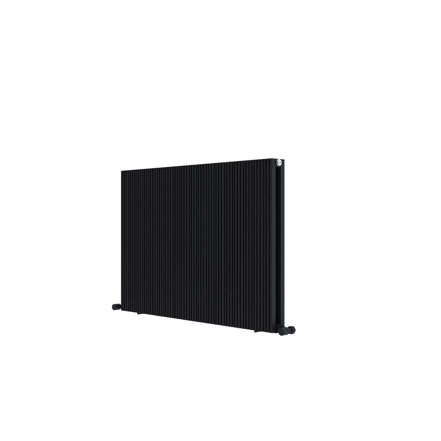 Radiatore Orizzontale Carisa Monza in Alluminio Design Moderno Nero