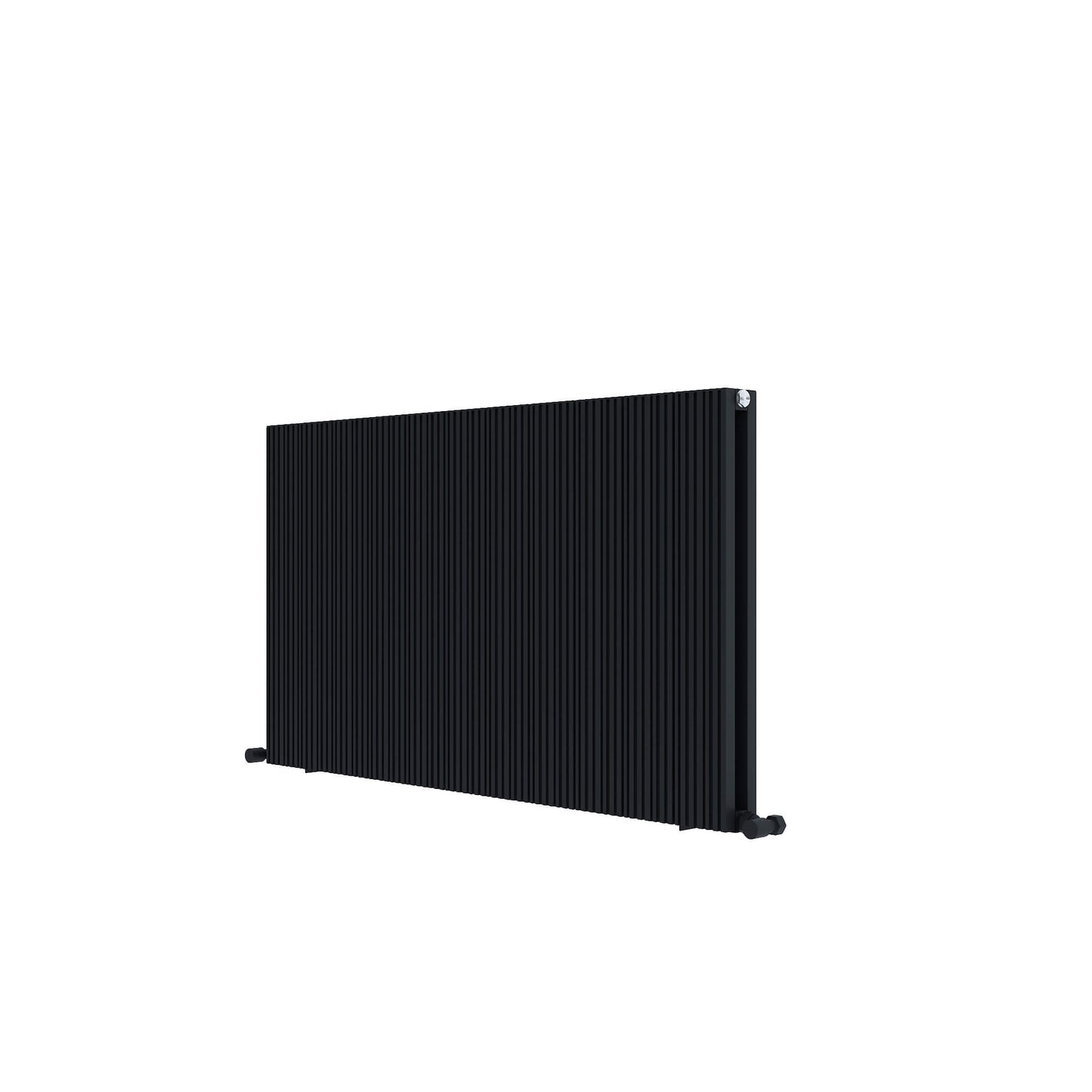 Radiatore Orizzontale Carisa Monza in Alluminio Design Moderno Nero