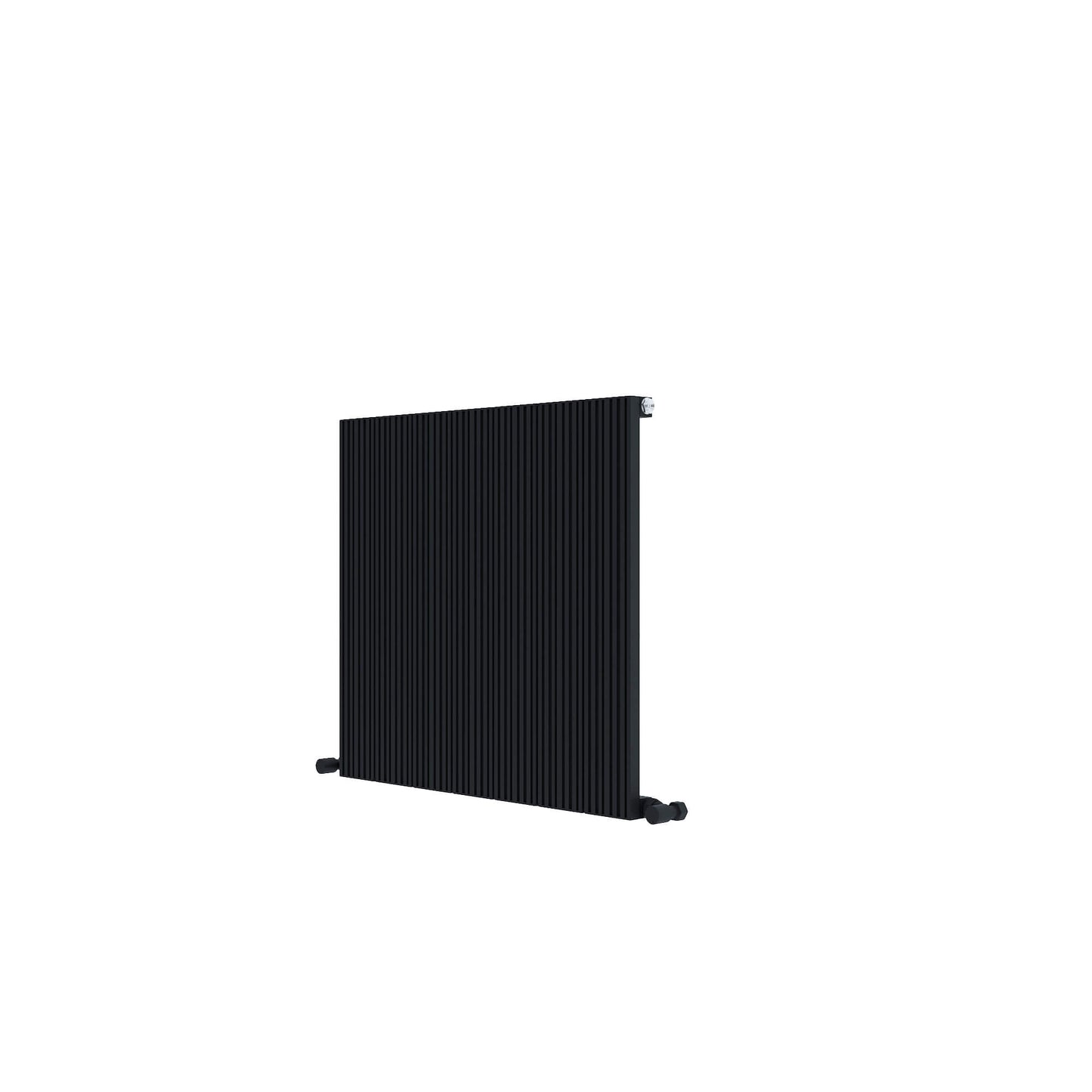 Radiatore Orizzontale Carisa Monza in Alluminio Design Moderno Nero