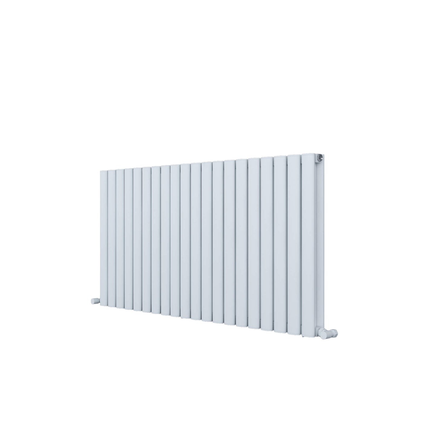 Termoarredo Orizzontale Carisa Tallis in Alluminio Design Moderno Bianco