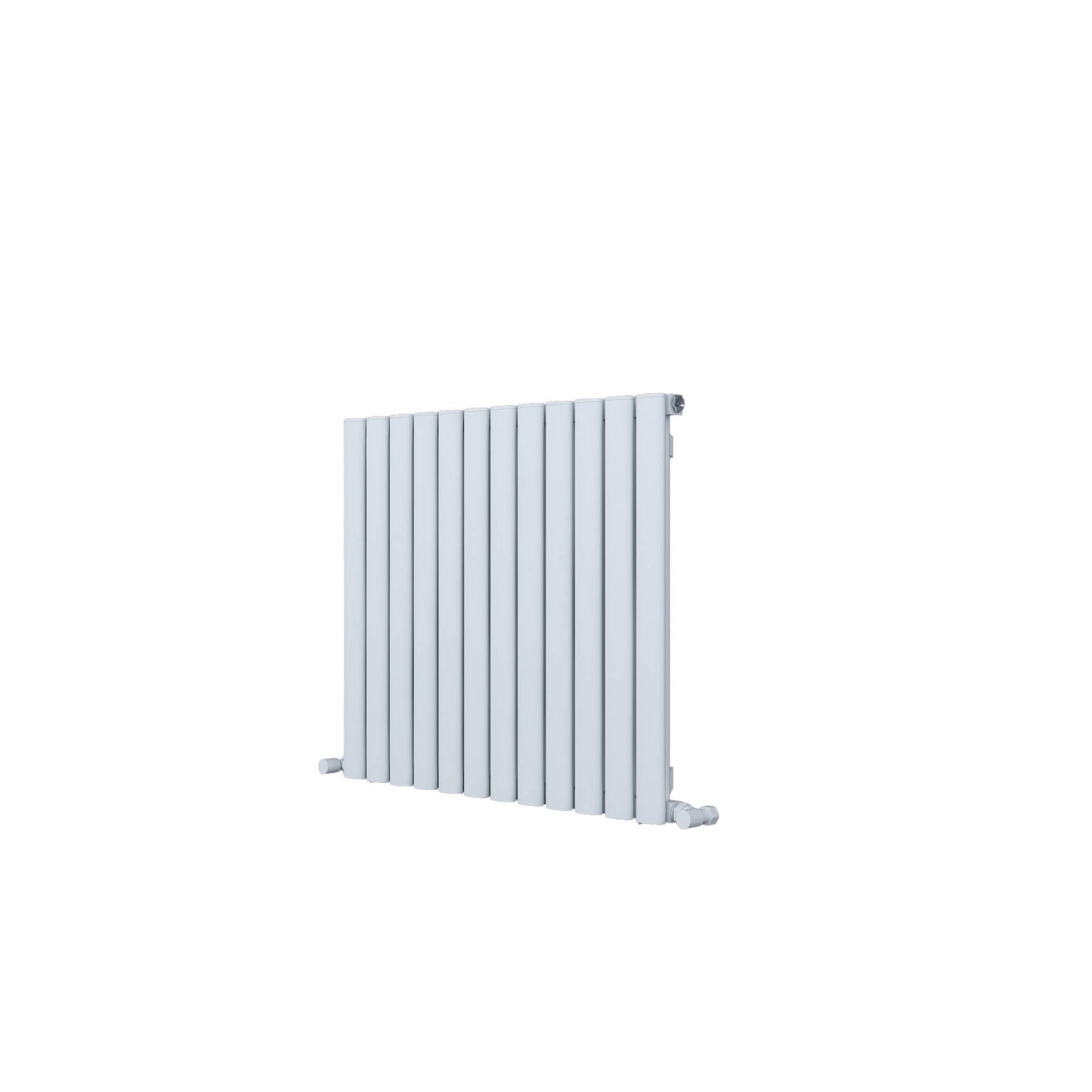 Termoarredo Orizzontale Carisa Tallis in Alluminio Design Moderno Bianco