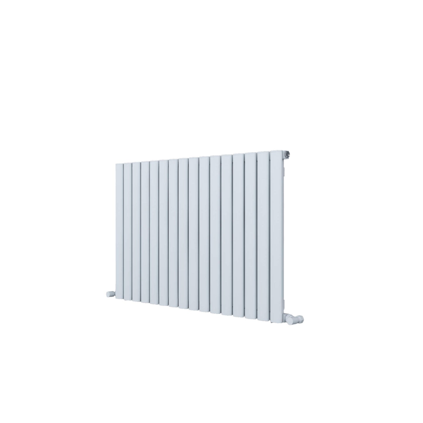 Termoarredo Orizzontale Carisa Tallis in Alluminio Design Moderno Bianco