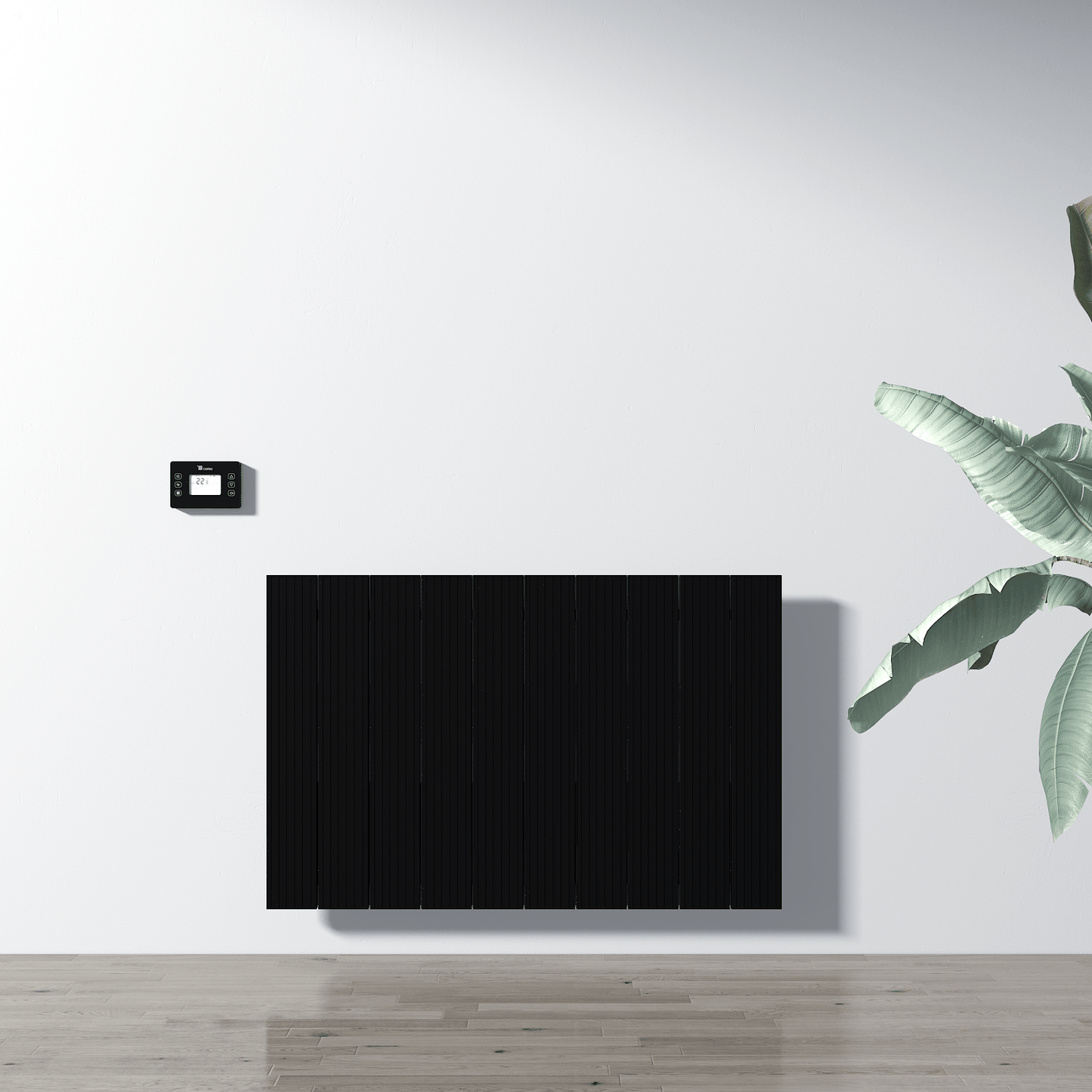 Termoarredo Elettrico Orizzontale Carisa Boreas M Design Moderno Nero