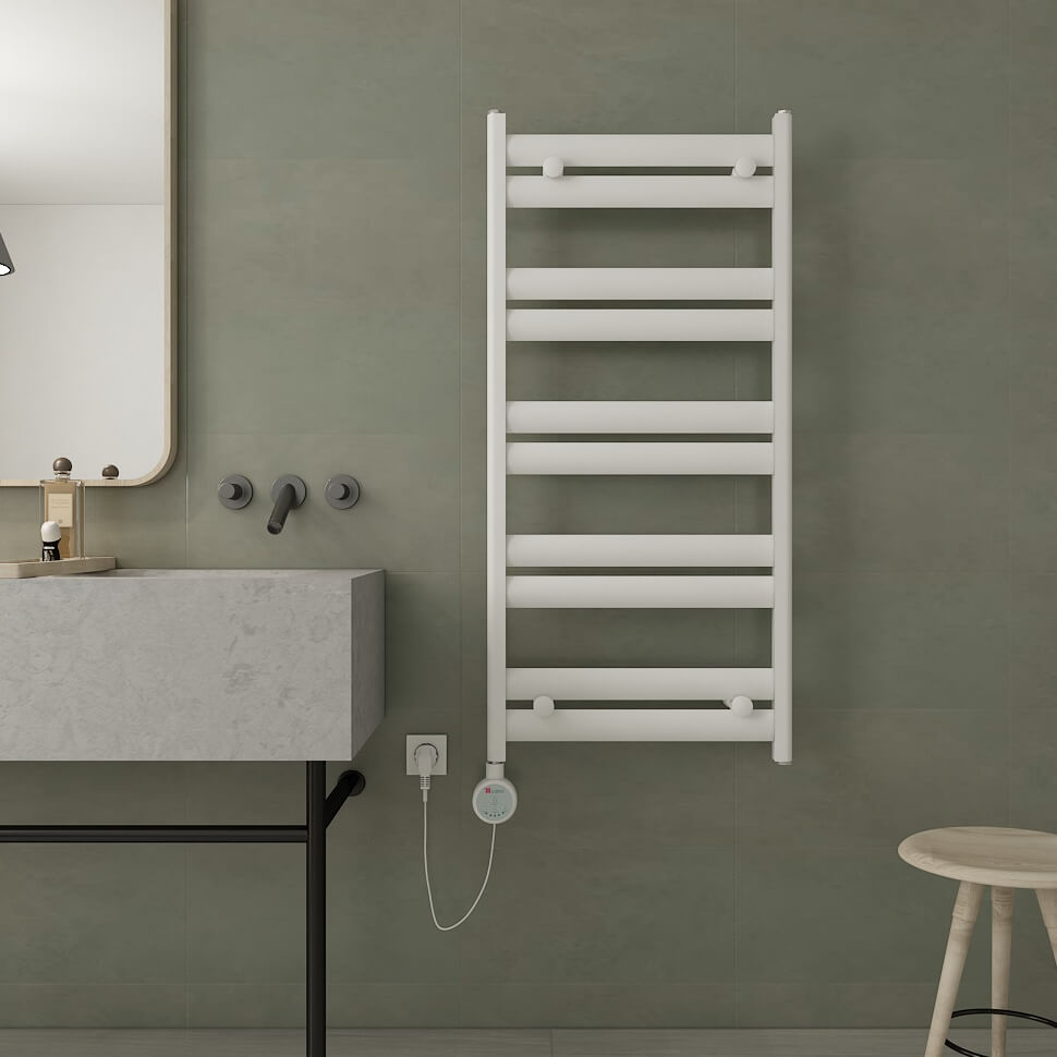 Scaldasalviette Elettrico Soleil 300W Bianco 1015 x 480 mm - Digitale