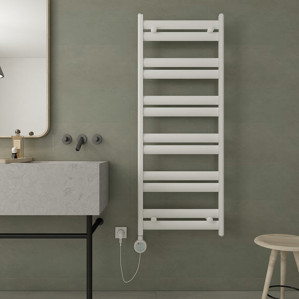 Scaldasalviette Elettrico Soleil 400W Bianco 1225 x 480 mm - Digitale