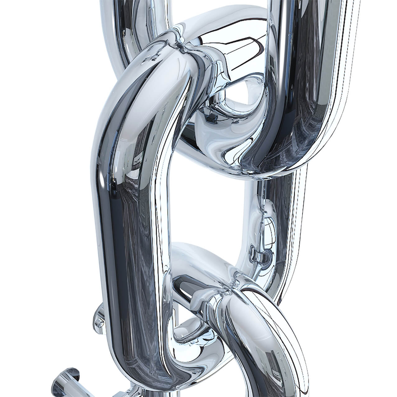 Carisa Link Termoarredo da Terra in Acciaio Inox Verticale Design Moderno Lucido a Specchio
