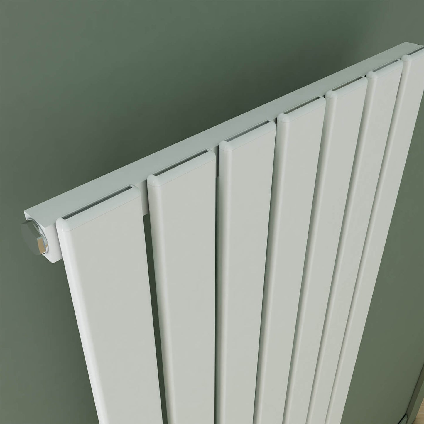 Termoarredo Orizzontale Carisa Plata in Alluminio Design Moderno Bianco