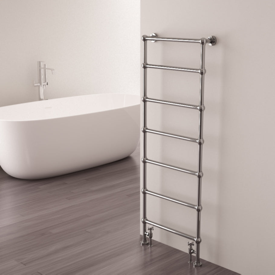 Scaldasalviette Carisa Victoria in Acciaio Design Moderno Cromato