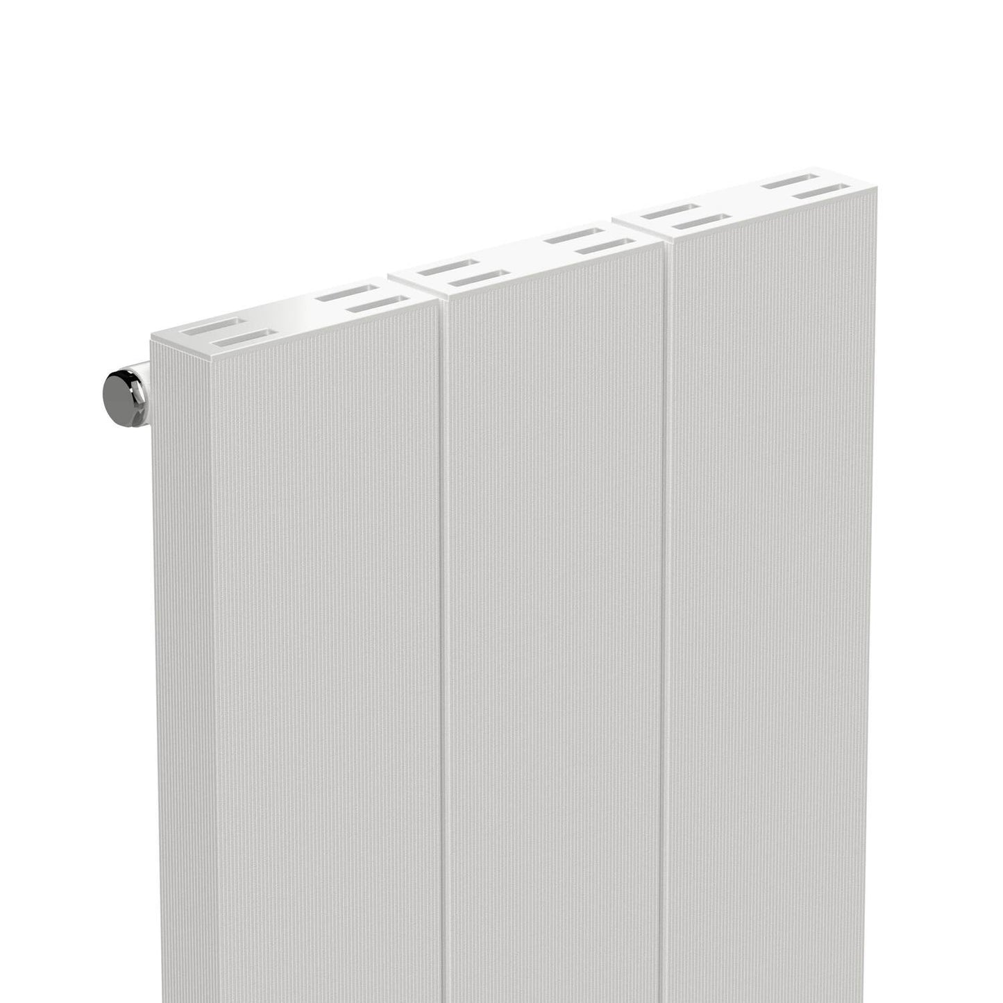Carisa Elvino Termoarredo Verticale in Alluminio Design Moderno Bianco