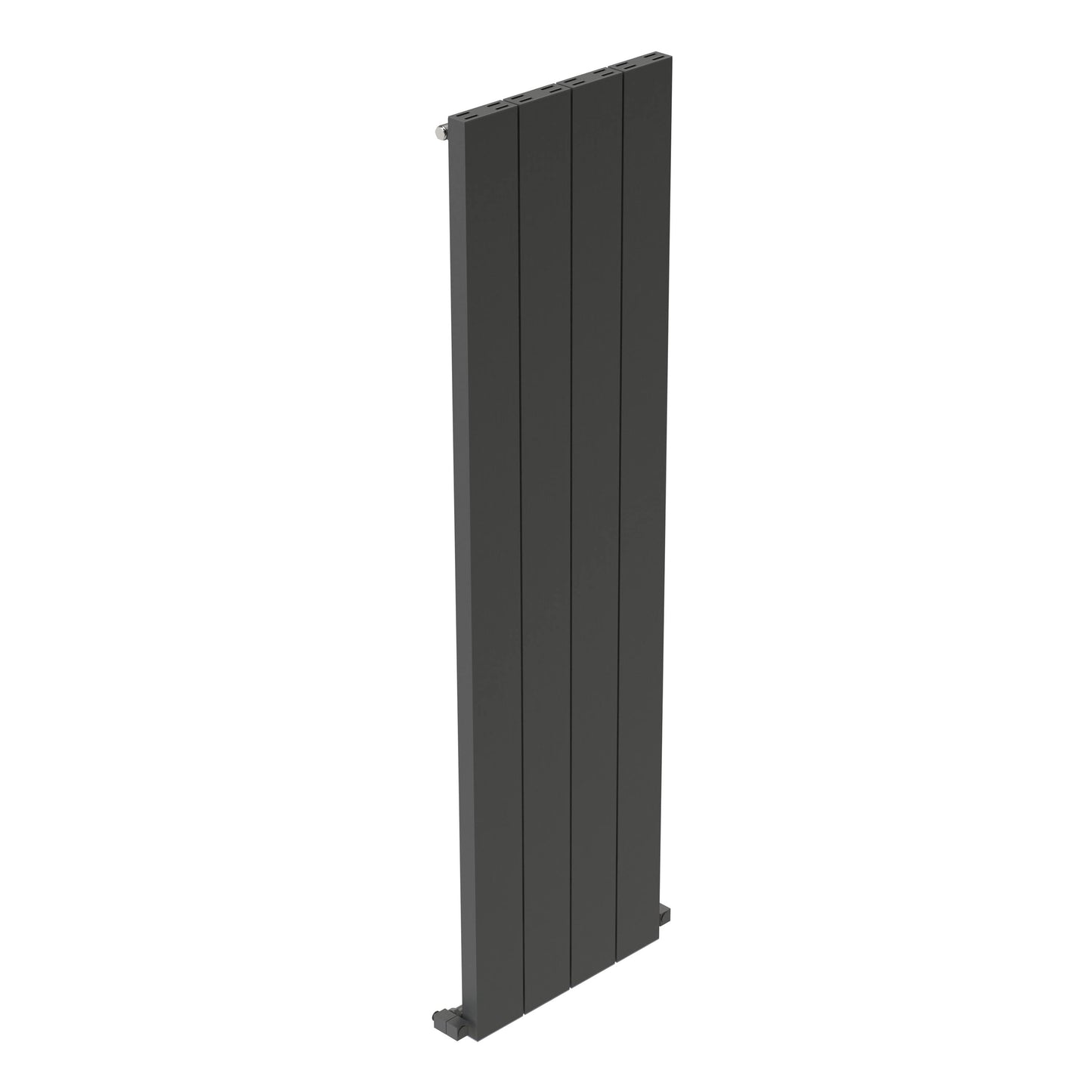Carisa Elvino Termoarredo Verticale in Alluminio Design Moderno Grigio Scuro