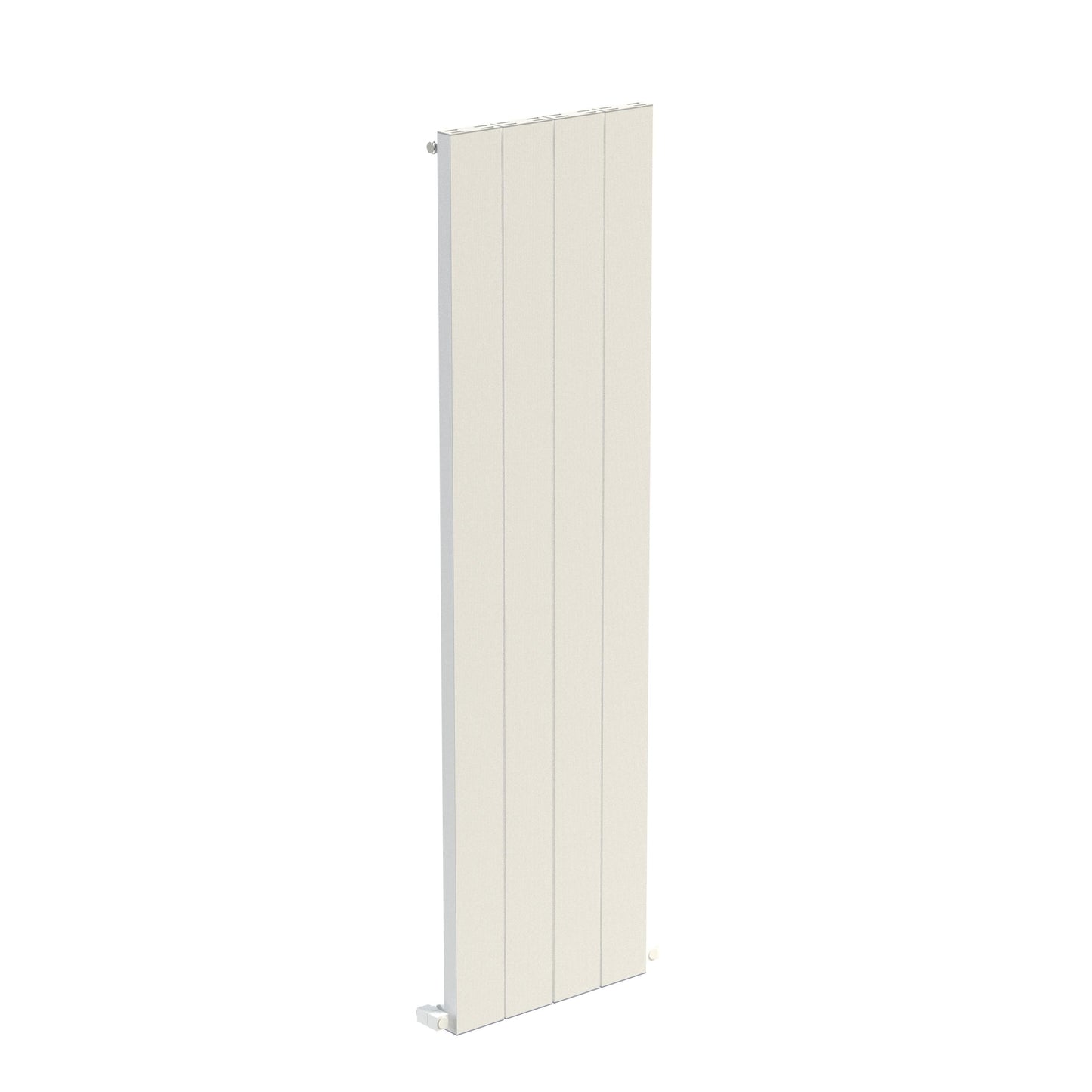 Carisa Elvino Termoarredo Verticale in Alluminio Design Moderno Bianco