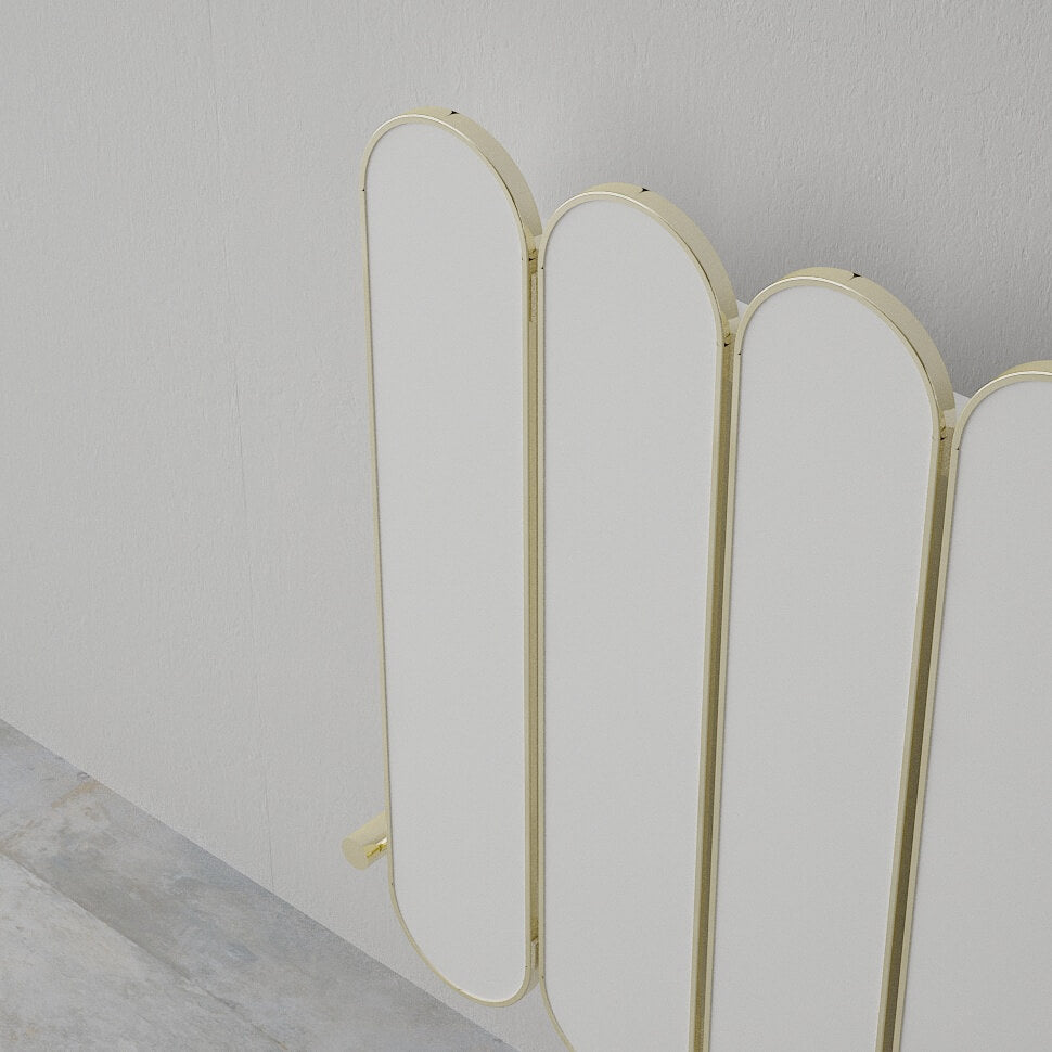 Carisa Magico Termoarredo Orizzontale in Alluminio Design Moderno Bianco