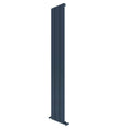 Carisa Angers Termoarredo Verticale in Alluminio Design Moderno Antracite 