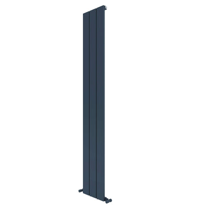 Carisa Angers Termoarredo Verticale in Alluminio Design Moderno Antracite 