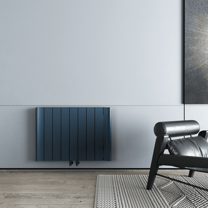 Termoarredo Orizzontale Carisa Burano in Alluminio Design Moderno Antracite 