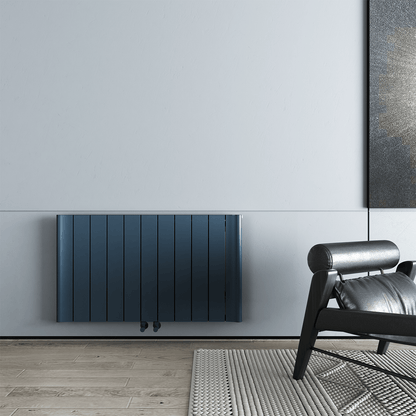 Termoarredo Orizzontale Carisa Burano in Alluminio Design Moderno Antracite 