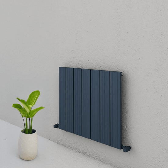 Radiatore Orizzontale in Alluminio Carisa Chambord Design Moderno Antracite 