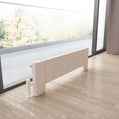 Carisa Elvino Termoarredo da Terra in Alluminio Orizzontale Design Moderno Bianco 