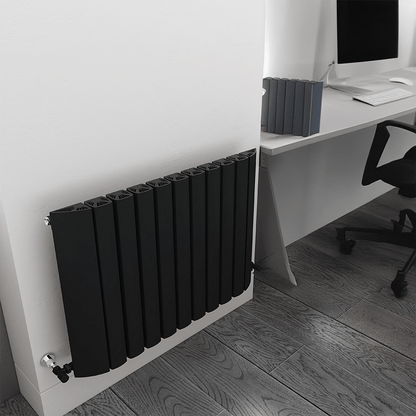 Termoarredo Orizzontale Carisa Gaia in Alluminio Design Moderno Antracite 