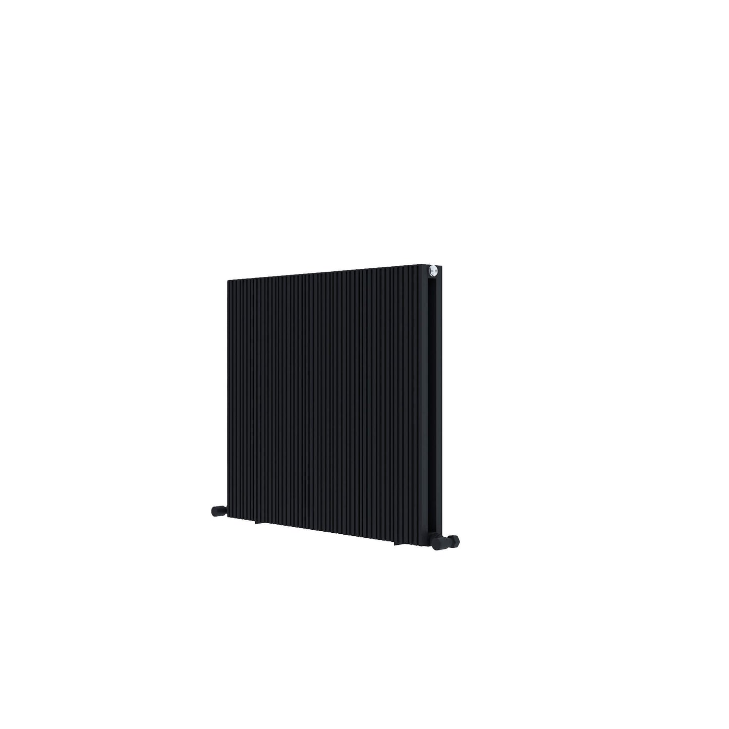 Radiatore Orizzontale Carisa Monza in Alluminio Design Moderno Nero 