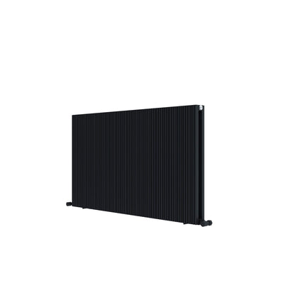 Radiatore Orizzontale Carisa Monza in Alluminio Design Moderno Nero 