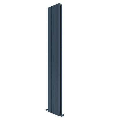 Radiatore verticale in alluminio Carisa Monza Design Moderno Antracite 