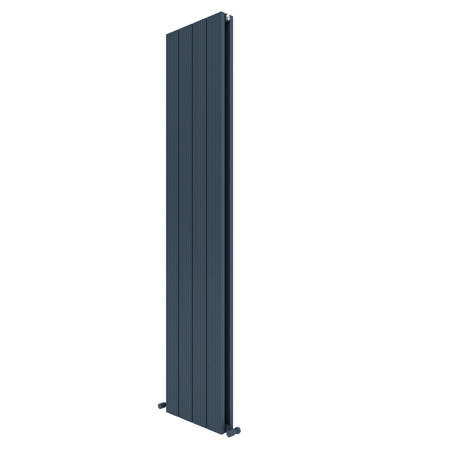 Radiatore verticale in alluminio Carisa Monza Design Moderno Antracite 