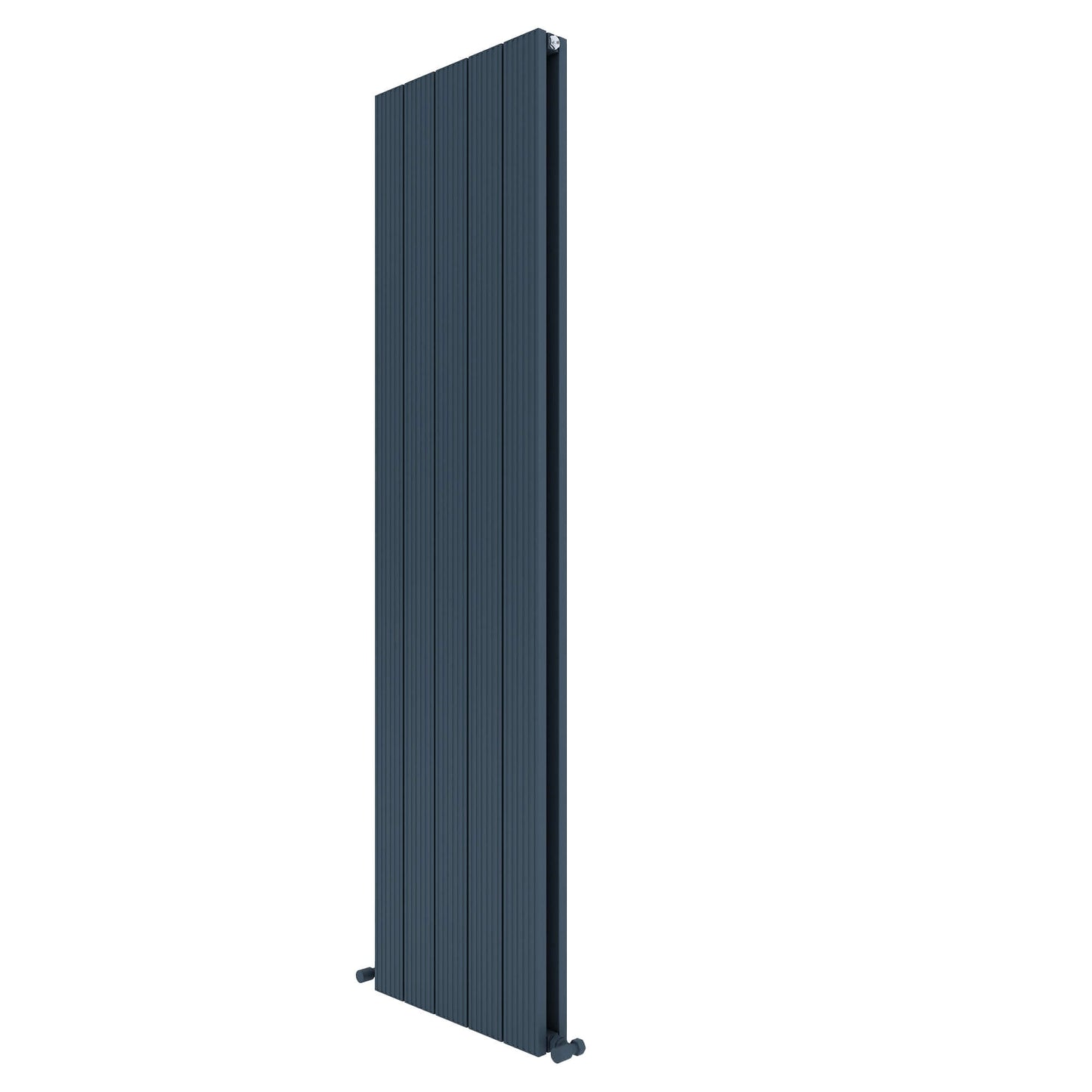 Radiatore verticale in alluminio Carisa Monza Design Moderno Antracite 