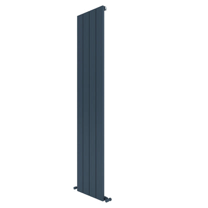 Radiatore verticale in alluminio Carisa Monza Design Moderno Antracite 