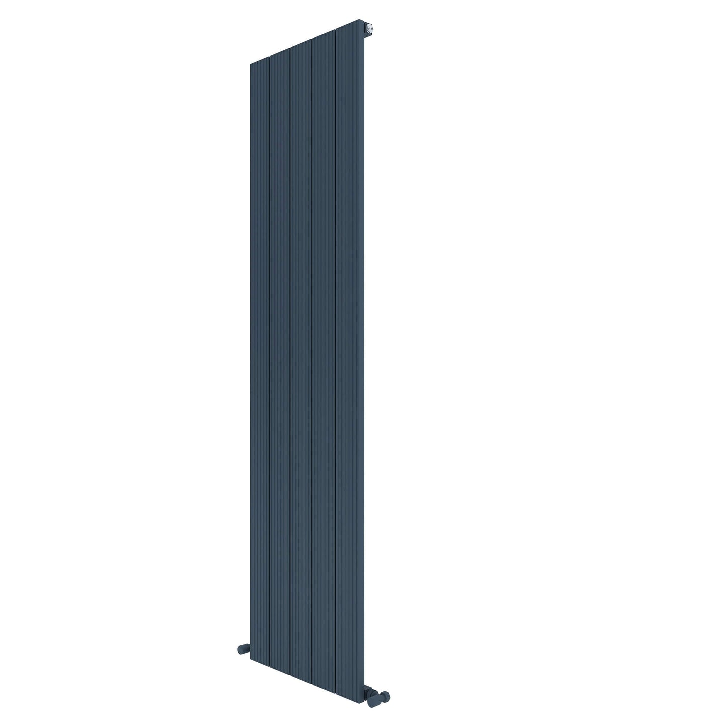 Radiatore verticale in alluminio Carisa Monza Design Moderno Antracite 