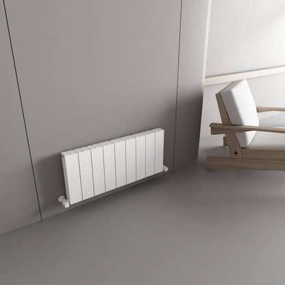 Carisa Nemo Termoarredo Orizzontale in Alluminio Design Moderno Bianco 