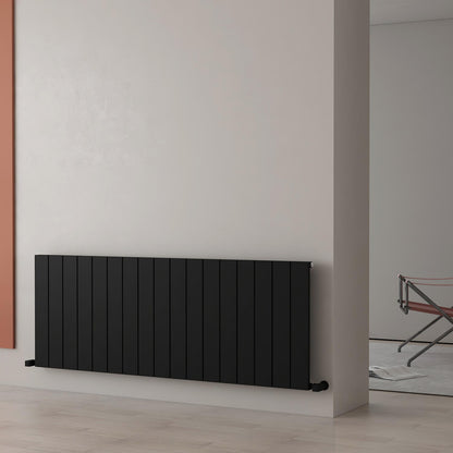 Carisa Nemo Termoarredo Orizzontale in Alluminio Design Moderno Nero 