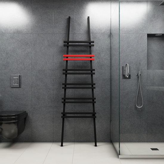 Scaldasalviette in alluminio Carisa Jacobs F dal design moderno 