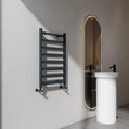 Scaldasalviette Carisa Lara L in Alluminio Design Moderno Antracite 