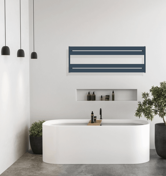 Scaldasalviette Carisa Mack Bath H in Alluminio Design Moderno Antracite 