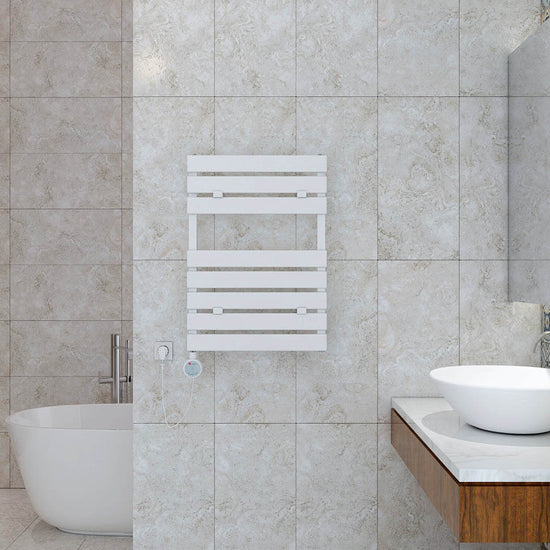 Plata Bath Scaldasalviette Elettrico 300W Bianco 700 x 490 mm - Digitale 