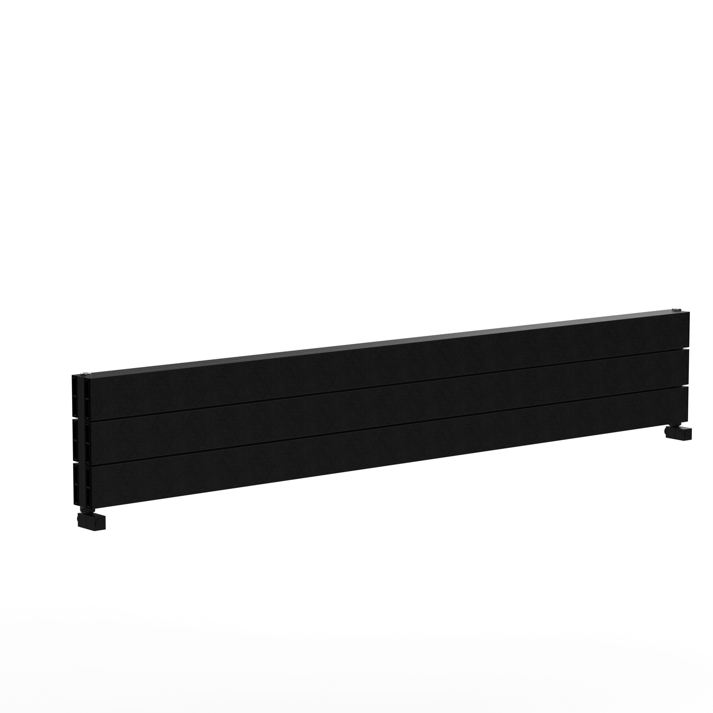 Carisa Nemo Double XL Termoarredo Orizzontale in Alluminio Design Moderno Nero 