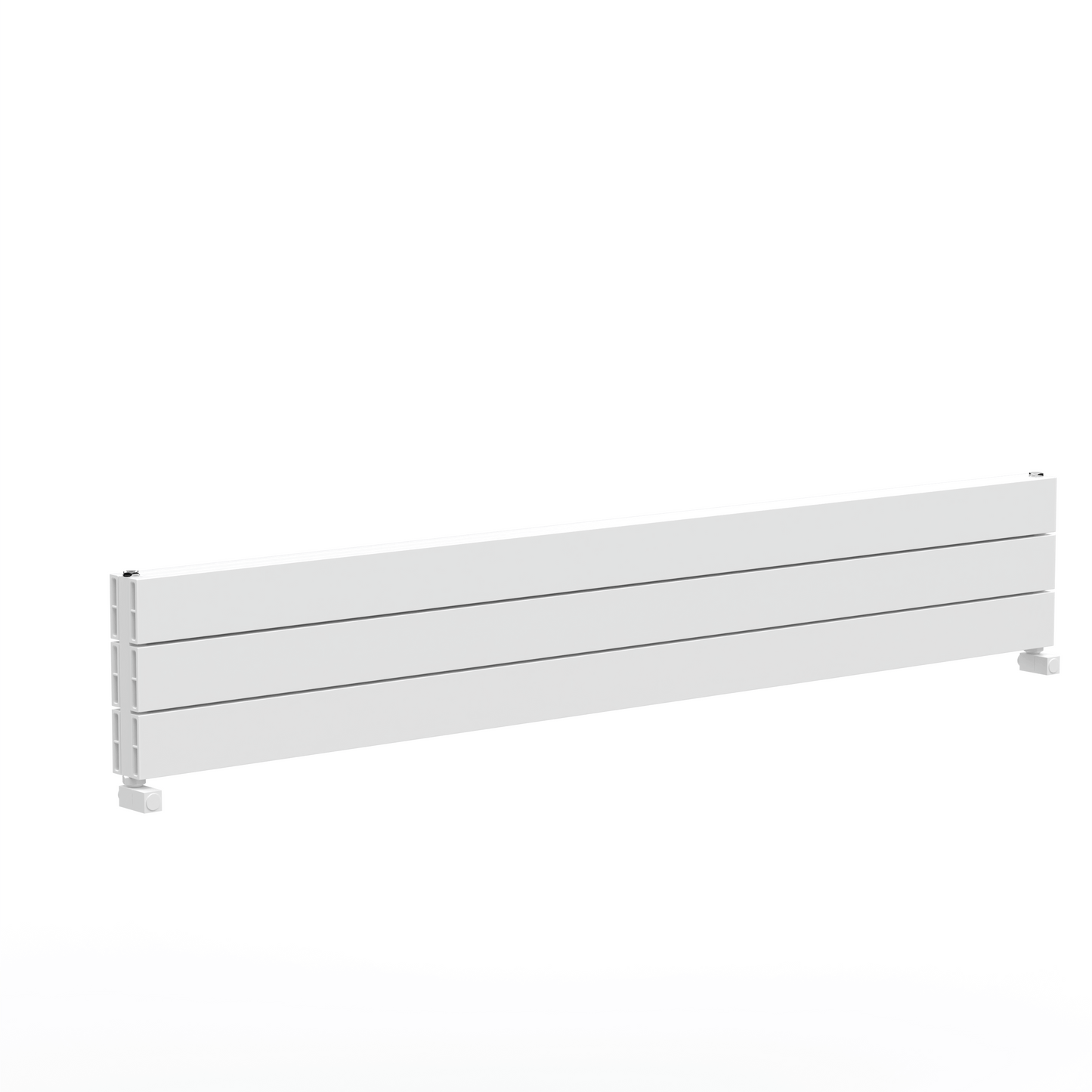 Carisa Nemo Double XL Termoarredo Orizzontale in Alluminio Design Moderno Bianco 