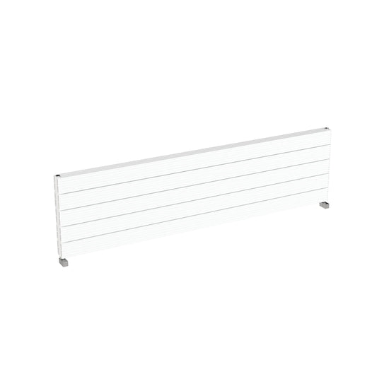 Radiatore Carisa Monza Double XL Orizzontale in Alluminio Design Moderno Bianco 