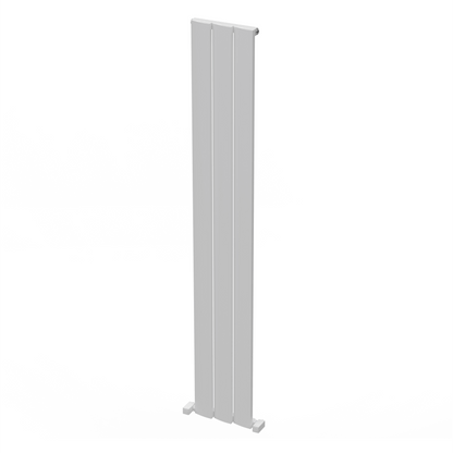 Carisa Step Termoarredo Verticale in Alluminio Design Moderno Bianco 