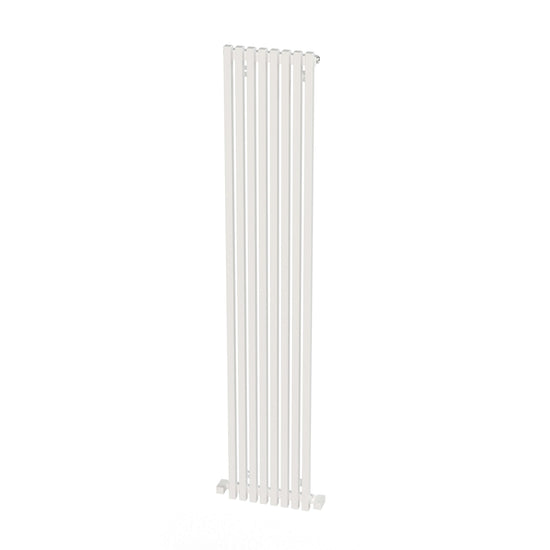 Radiatore verticale in alluminio Carisa Sophia Design Moderno Bianco 
