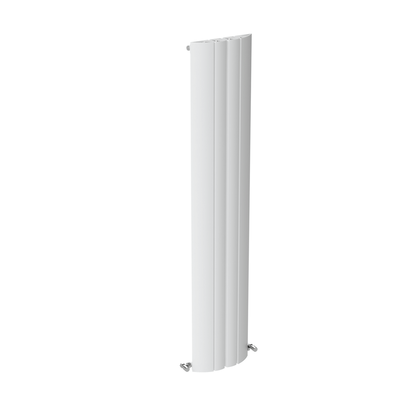 Carisa Gaia Termoarredo Verticale in Alluminio Design Moderno Bianco 