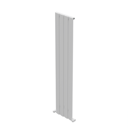 Carisa Step Termoarredo Verticale in Alluminio Design Moderno Bianco 