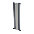 Carisa Sophia Specchio Termoarredo Verticale in Alluminio Design Moderno Antracite 