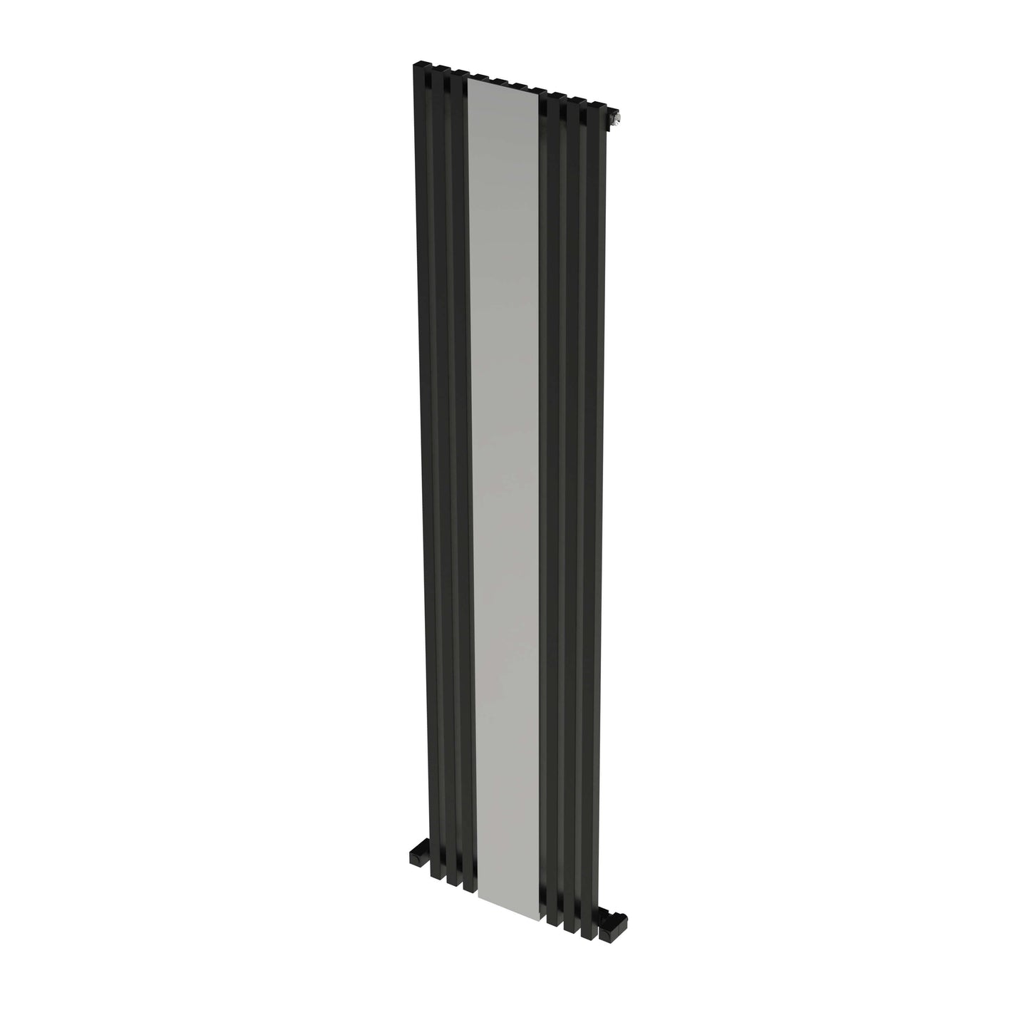 Carisa Sophia Specchio Termoarredo Verticale in Alluminio Design Moderno Nero