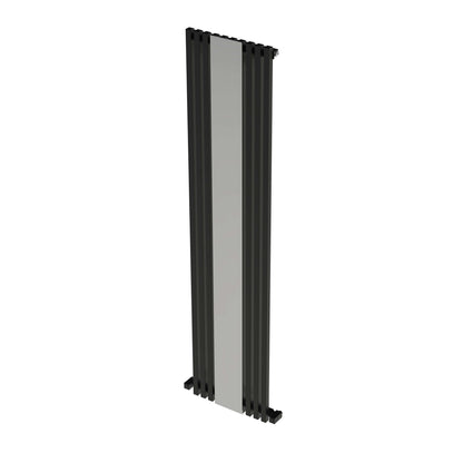 Carisa Sophia Specchio Termoarredo Verticale in Alluminio Design Moderno Nero