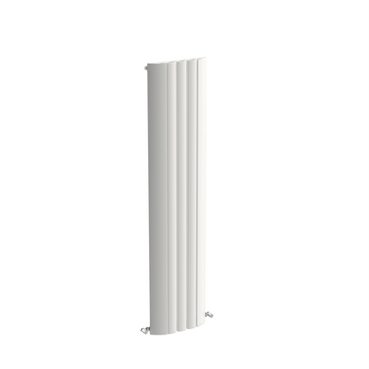 Carisa Gaia Termoarredo Verticale in Alluminio Design Moderno Bianco 