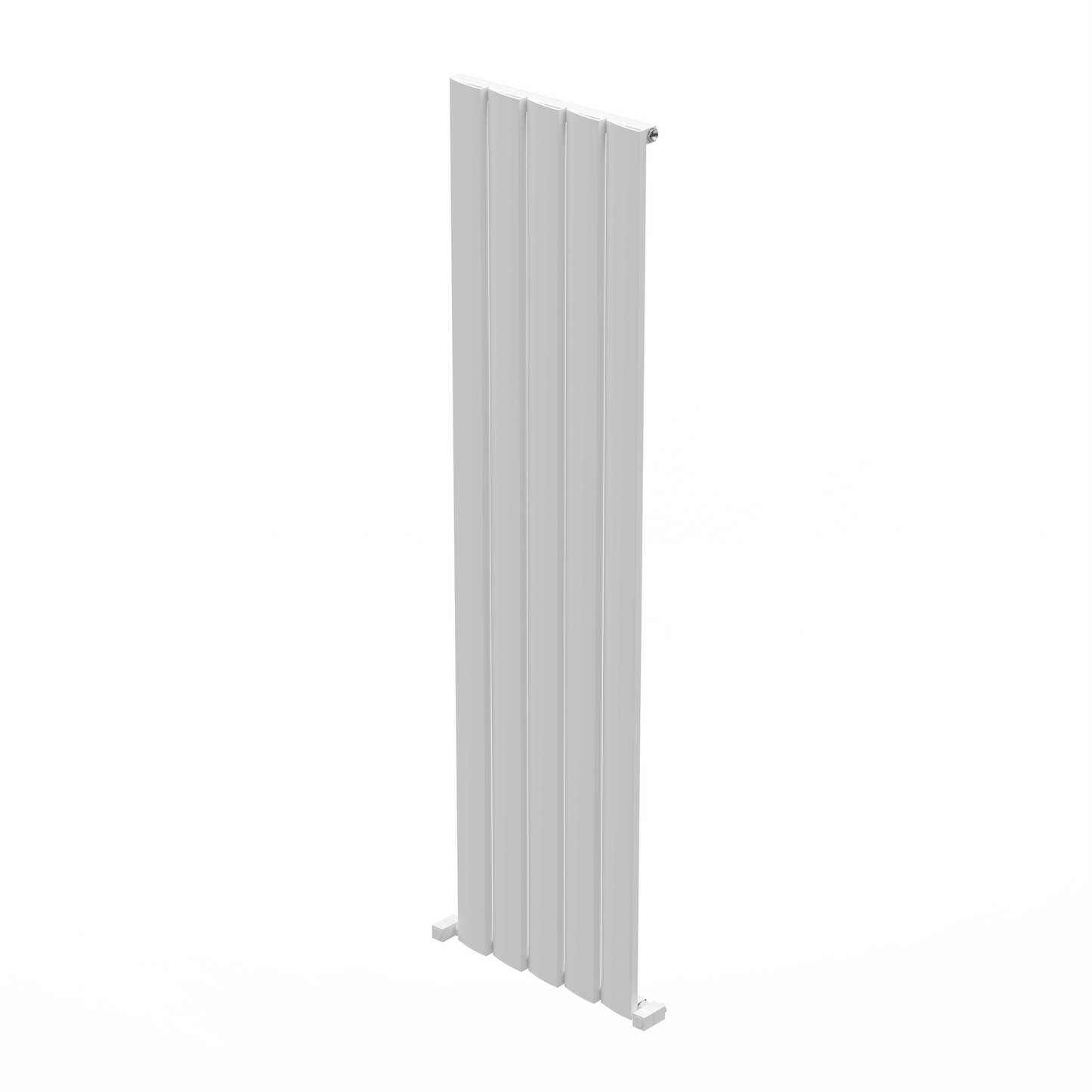 Carisa Step Termoarredo Verticale in Alluminio Design Moderno Bianco 