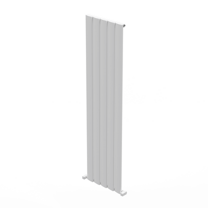 Carisa Step Termoarredo Verticale in Alluminio Design Moderno Bianco 