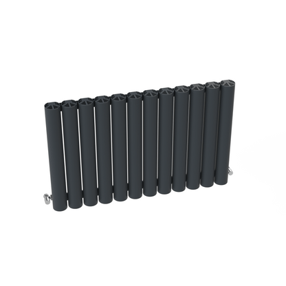 Carisa Otto Termoarredo Orizzontale in Alluminio Design Moderno Antracite 